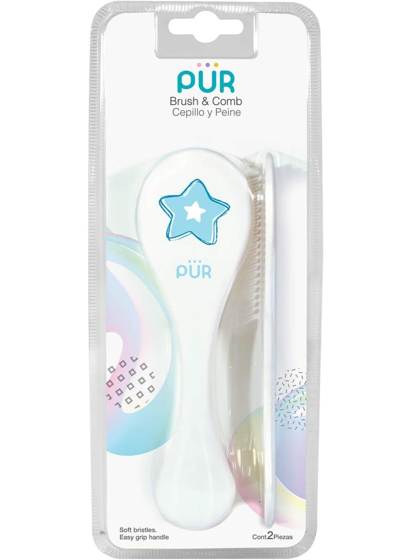 Pur Baby Brush And Comb 2Pcs - Image 1